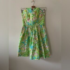 Lily Pulitzer Floral Green dress